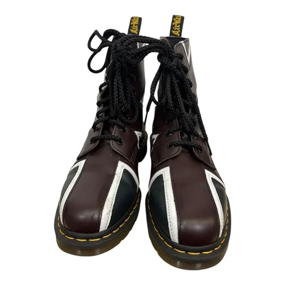 NEW Dr. Martens 1460 Pascal Brit 8 Eye lace Up Boots Size 11 - Picture 6 of 9